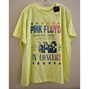 Grayson Threads Black Label Womens Plus Sz 2XL Yellow Pink Floyd Graphic T-Shirt
